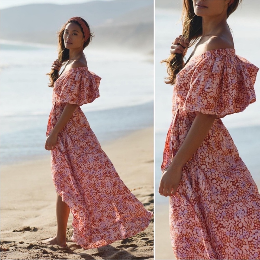 L*Space Floral Panama Maxi Dress Cover Up - Picture 8 of 15